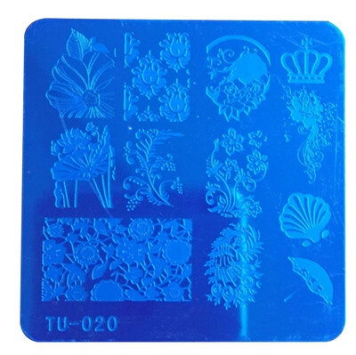 Toponeto DIY Nail Art Image Stamp Stamping Plates Manicure Template TU-020
