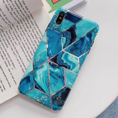 

Stylish&practical laser color mosaic Rh om b i c iPhone case