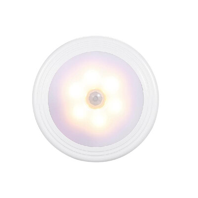 

Mini PIR Motion Sensor Nightlight 6 LED High Brightness Wall Lamp Auto Infrared Human Body Induction Light