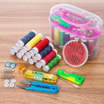 

12 Colors Thread Home Sewing Kit Sewing Needles&Sewing Thread Set Travel Sewing Tool Kits