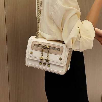 

Popular female bag 2019 new wave fashion shoulder bag wild ins net red packet small fresh ocean Messenger bag