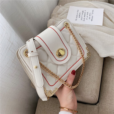 

Advanced sense bag foreign simple female bag 2019 new fashion Korean version of the wild shoulder slung fashion chain bag