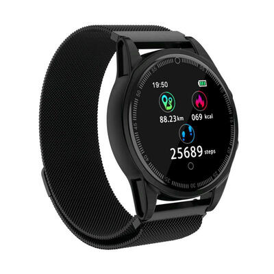

R13Pro Fitness Tracker Smart Bracelet Activity Tracker With Touch Screen Fine Steel Band Heart Rate Sleep Monitor