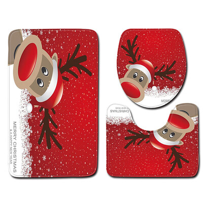 

〖Follure〗3pcs Non-Slip Bath Mat Bathroom Kitchen Carpet Doormats Decor