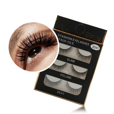 

〖Follure〗1 Box Luxury 3D False Lashes Fluffy Strip Eyelashes Long Natural Party