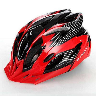 

Cycling Bicycle Adult Men Womens Bike Helmet With Visor Mountain Shockproof HOT