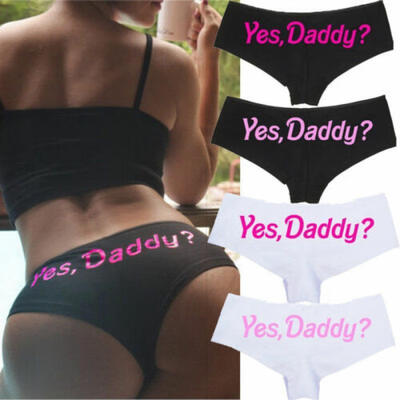 

US Sexy Women Funny Print Cotton Underpants Seamless Lingerie Briefs Underwear