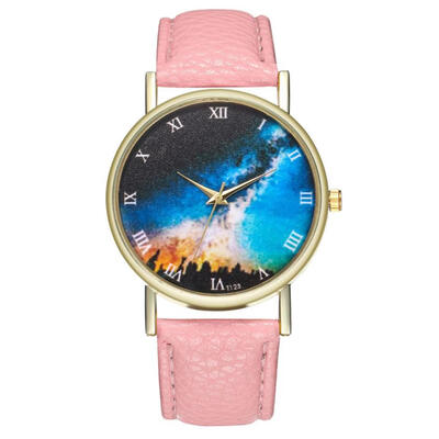 

2018 luxury Woman Men Fashion Leather Band Quartz watch Analog Temperament Fashionable Business Simple wristwatches for ladiesD