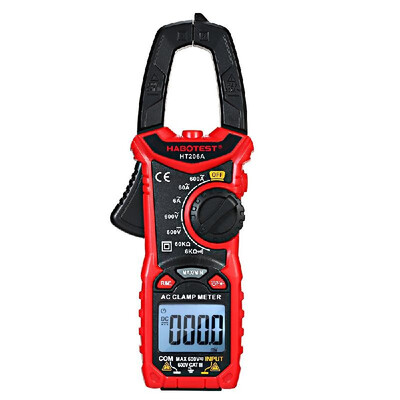 

HABOTEST ACDC Digital Clamp Meter for Measuring ACDC Voltage ACDC Current Frequency Duty Cycle Diode Resistance Continui