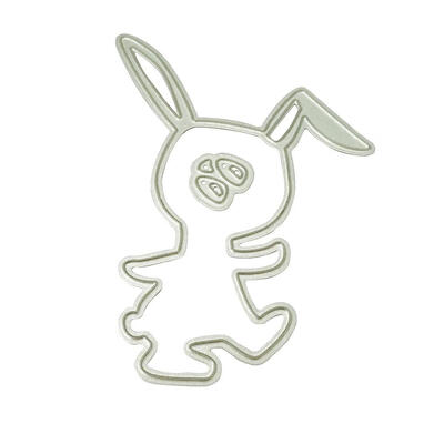 

Cutting Dies Scrapbooking DIY Craft Metal Paper Card Rabbit Cartoon Stencil