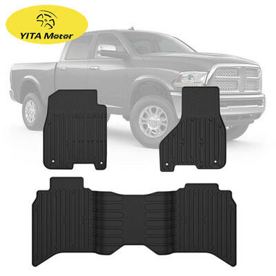 

All Weather Rubber Slush Floor Mats for 2011-2018 Ram 1500 2500 3500 1st 2nd Row
