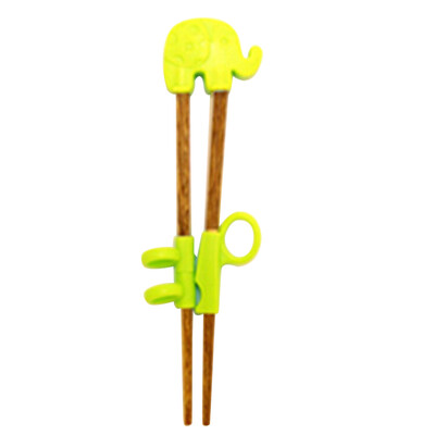 

Cute Children Chopsticks For Kids Baby Wooden Cartoon Learning Reusable Straw Training Chopsticks Home Baby Products