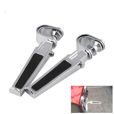 

Motorcycle Engine Bumper Modified Folding U-type Foot Pegs Clamps Kit