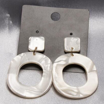 

Fashion Acrylic Resin Earring For Women Geometric Big Circle Ethnic Stud Earrings Party Jewelry Acetate Brincos Wholesale