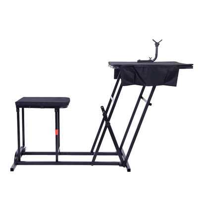 

Ktaxon Folding Shooting Bench Seat with Adjustable Table Gun Rest Height Adjustable