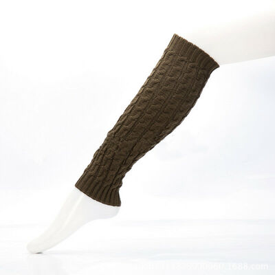 

Leg Warmer Women Warm Knee High Winter Knit Crochet Legging Boot Socks Slouch