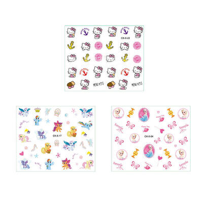 

Frozen Children Fake Nails Fashion Cute Style Art Short Fake False