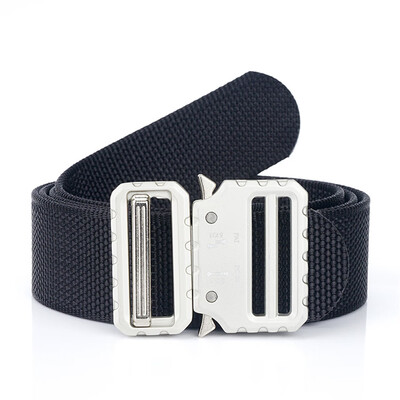 

Luxury Mens Tactical Belt For Jeans Pants Military Nylon Belt Metal Buckle Outdoor Training Belts High Quality Canvas Strap Gift