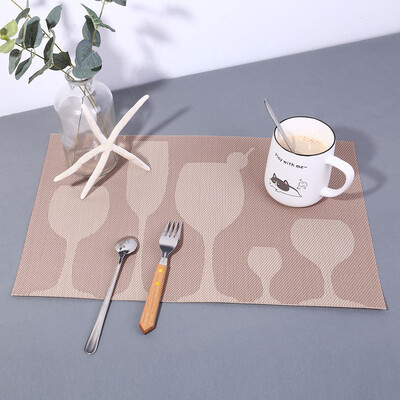 

Toponeto Placemat With Compatible Crossweave Insulation Placemat Washable Table Mats Set