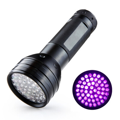 

Saidsome UV Ultra Violet Blacklight Flashlight For CSI Inspection Light 51 LED flashlight lamp