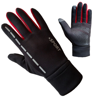 

1 Pair MenWomen Winter Warm Gloves Outdoor Bicycle Riding Full Finger Sports