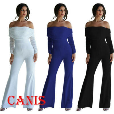 

Casual Womens Clubwear Playsuit Bodysuit Party Jumpsuit & Romper Long Trousers