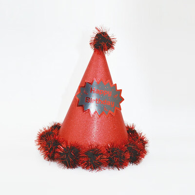 

JINLILAI frosted birthday party hat birthday supplies party props small 6809