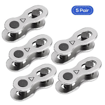 

1 Pair 5 Pair Bike Chain Link Bicycle Chain Repair Tool Bike Missing Link Bike Chain Connector 6-8S 9S 10S 11S