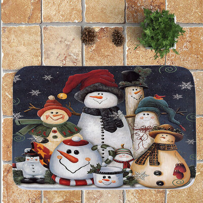 

Toponeto Merry Christmas Welcome Doormats Indoor Home Carpets Decor 40x60CM