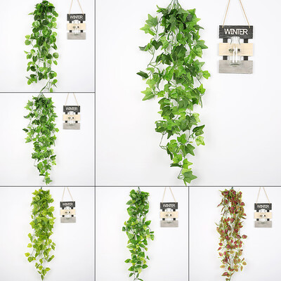 

Hanging Garland Plant Artificial Fake Flower Vine Home Garden Wedding Decoration