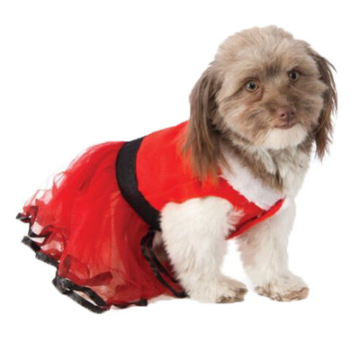 

Cute Dog Puppy Christmas Santa Warm Costumes Coat Clothes Pet Apparel Shirt
