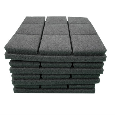 

〖Follure〗4Pcs Acoustic Foam Panel Sound Stop Absorption Sponge Studio KTV Soundproof