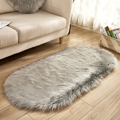 

Toponeto Soft Rug Chair Cover Artificial Sheepskin Wool Warm Hairy Carpet Seat Mats Rug