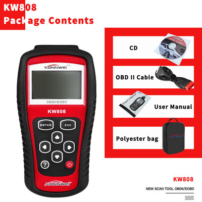 

KONNWEI OBDII EOBD Cars Code Reader&Auto Scanner Detection Decoder KW808