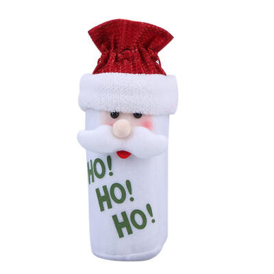 

Santa Claus Snowman Reindeer Christmas Decoration Xmas Wine Bottle Bags
