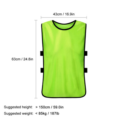

12 PCS Adults Soccer Pinnies Quick Drying Football Jerseys Vest Scrimmage Practice Sports Vest Breathable Team Training Bibs