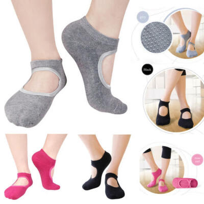 

US Yoga Socks for Women Non Skid Socks with Grips Barre Socks Pilates Socks