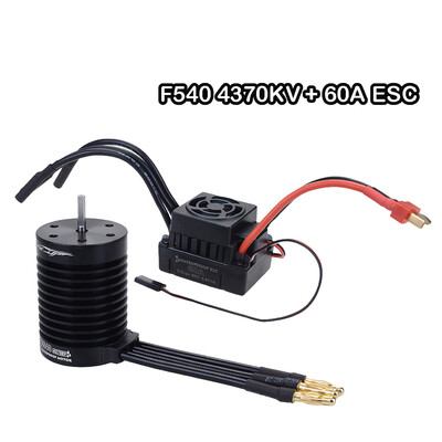 

Tailored SURPASS F540 3300KV Waterproof Brushless motor&60A ESC For 110 RC Truck