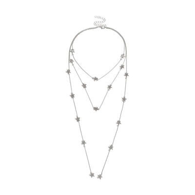 

Ingemark vintage creative multilayer metal choker with star necklace for women punk choker necklace jewelry