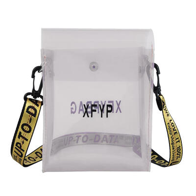 

Unisex Transparent Mini Shoulder Bag Women Small Phone Purse Crossbody Bag