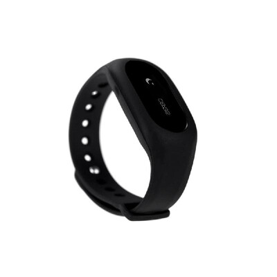 

ibody Tracker Intelligent Pedometer Bracelet Smart Activity Wristband Motion Record StepDistanceCalorieSleep Monitor Black