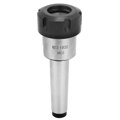 

Greensen 1pc MT3 ER32 M12 Collet Chuck Morse Taper Holder 9pcs ER32 Spring Collets CNC Milling Tool