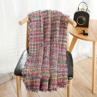 

Europe&the United States wind 2018 new trend network red plaid scarf female students winter Korean street thickening wild scarf