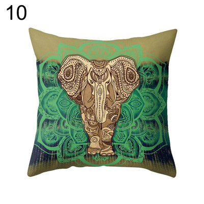 

Animal Elephant Plant Pillow Case Cushion Cover Sofa Bed Car Cafe Office Decor