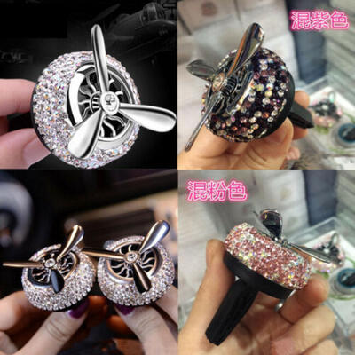 

For Mini Cooper Perfume Pendant Crystal Air Force Diamond Car Air Freshener