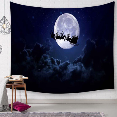 

〖Follure〗Christmas Tapestry Santa Print Wall Hanging Tapestry Art Home Decor
