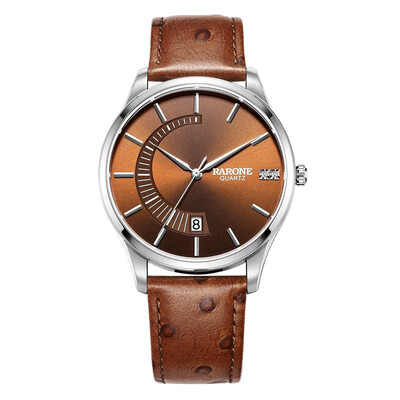 

Rarone Genuine Leather Men Wrist Quartz Watch