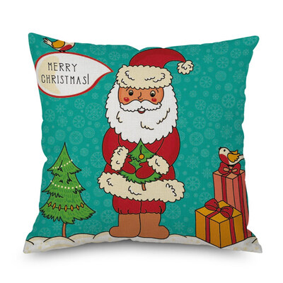 

18x18" Christmas Pillow Case Sofa Car Throw Cushion Covers Home Decor