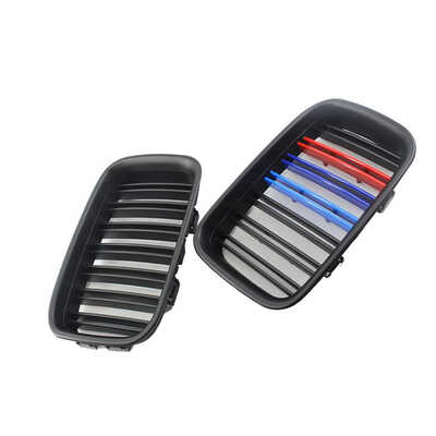 

1 Pair 5113812223751138122238 Double Line -color Car Grilles Replaement for BMW E36 92-96