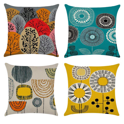 

Tailored 4PC Thanksgiving Autumn Decor Cushion Cover Throw Pillow Case Sofa Bed Decor